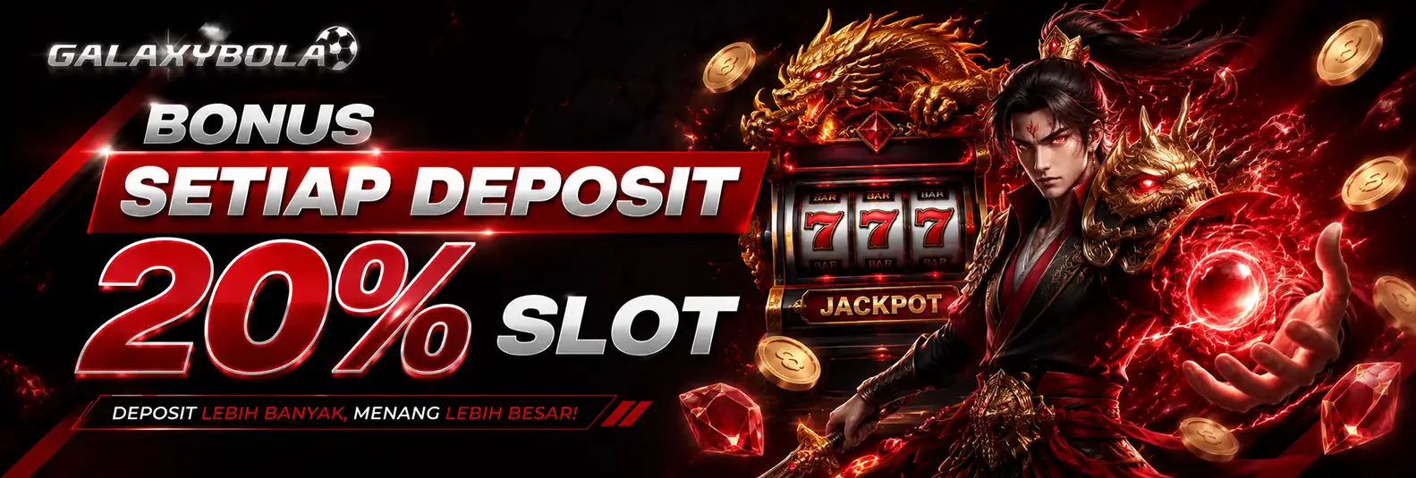 BONUS DEPOSIT 20% SLOT